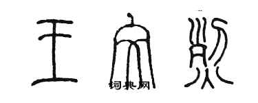 陈墨王文烈篆书个性签名怎么写