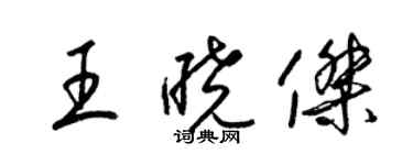 梁锦英王晓杰草书个性签名怎么写