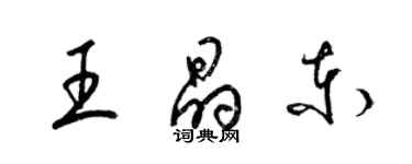 梁锦英王晶东草书个性签名怎么写