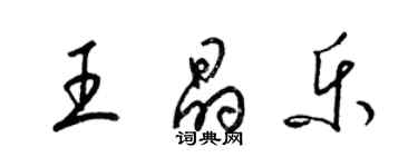 梁锦英王晶乐草书个性签名怎么写