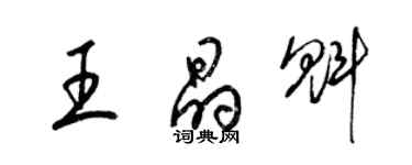 梁锦英王晶魁草书个性签名怎么写