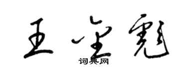 梁锦英王金彪草书个性签名怎么写