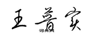 梁锦英王普实草书个性签名怎么写