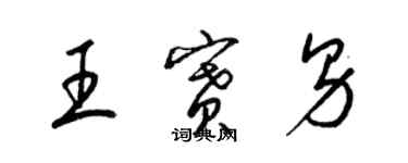 梁锦英王赛男草书个性签名怎么写