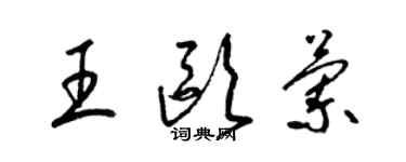 梁锦英王欧兰草书个性签名怎么写
