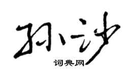 曾庆福孙沙行书个性签名怎么写