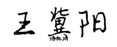 曾庆福王冀阳行书个性签名怎么写