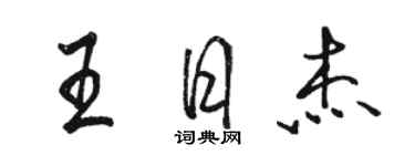 骆恒光王日杰行书个性签名怎么写