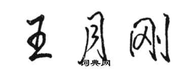 骆恒光王月刚行书个性签名怎么写