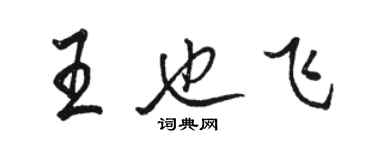 骆恒光王也飞行书个性签名怎么写