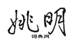 骆恒光姚明行书个性签名怎么写