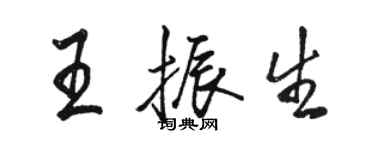 骆恒光王振生行书个性签名怎么写