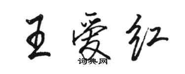骆恒光王爱红行书个性签名怎么写