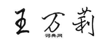 骆恒光王万莉行书个性签名怎么写