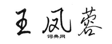 骆恒光王凤蓉行书个性签名怎么写