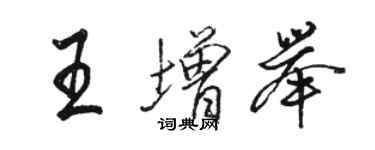 骆恒光王增举行书个性签名怎么写