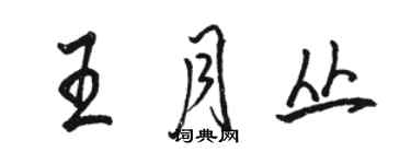 骆恒光王月丛行书个性签名怎么写
