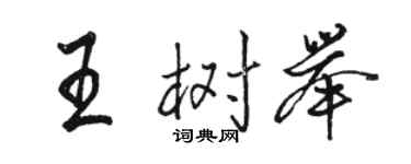 骆恒光王树举行书个性签名怎么写
