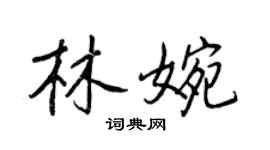 王正良林婉行书个性签名怎么写
