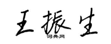 王正良王振生行书个性签名怎么写