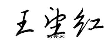 王正良王望红行书个性签名怎么写