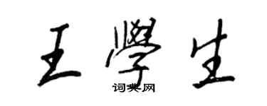 王正良王学生行书个性签名怎么写