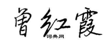 王正良曾红霞行书个性签名怎么写
