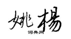 王正良姚杨行书个性签名怎么写
