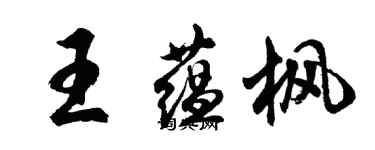 胡问遂王蕴枫行书个性签名怎么写