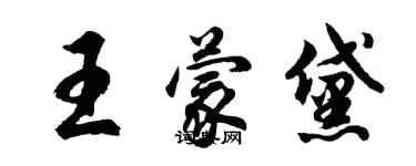 胡问遂王蒙黛行书个性签名怎么写