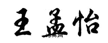 胡问遂王孟怡行书个性签名怎么写