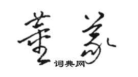骆恒光董义草书个性签名怎么写