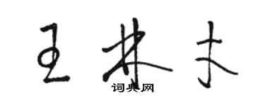 骆恒光王林才草书个性签名怎么写