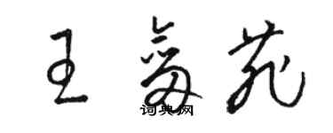 骆恒光王剑菲草书个性签名怎么写