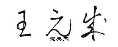 骆恒光王元成草书个性签名怎么写