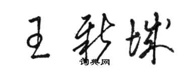 骆恒光王新城草书个性签名怎么写