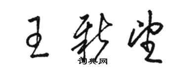 骆恒光王新望草书个性签名怎么写