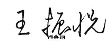 骆恒光王振悦草书个性签名怎么写