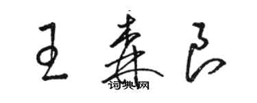骆恒光王森良草书个性签名怎么写