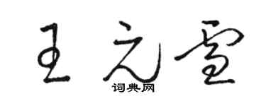 骆恒光王元雪草书个性签名怎么写
