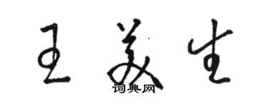 骆恒光王美生草书个性签名怎么写
