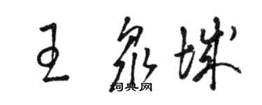 骆恒光王众城草书个性签名怎么写