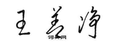 骆恒光王善净草书个性签名怎么写