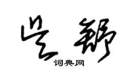 朱锡荣吴舒草书个性签名怎么写