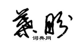 朱锡荣叶盼草书个性签名怎么写