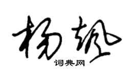 朱锡荣杨飒草书个性签名怎么写