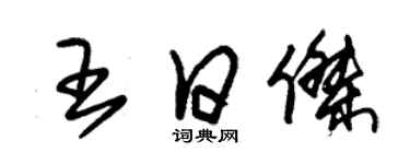 朱锡荣王日杰草书个性签名怎么写