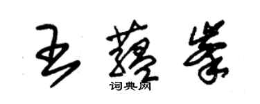 朱锡荣王蕴峰草书个性签名怎么写