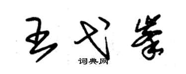 朱锡荣王弋峰草书个性签名怎么写