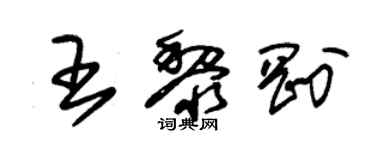 朱锡荣王黎刚草书个性签名怎么写
